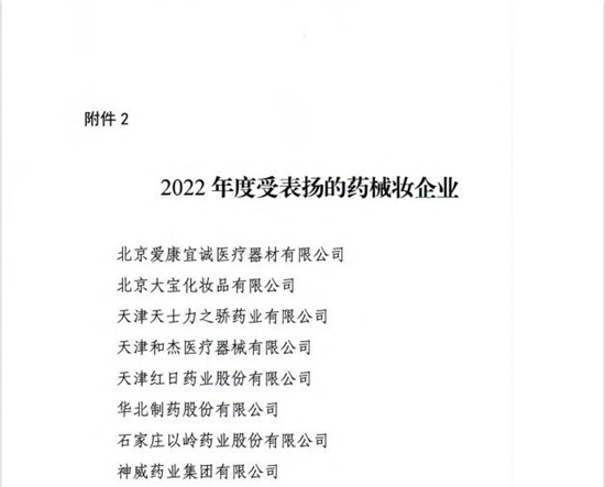 兰州生物技术开发有限公司连续两年获得国家药品不良反应监测中心全国药品不良反应监测评价工作表扬